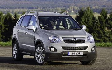 Картинка автомобили vauxhall серебристый зелень antara