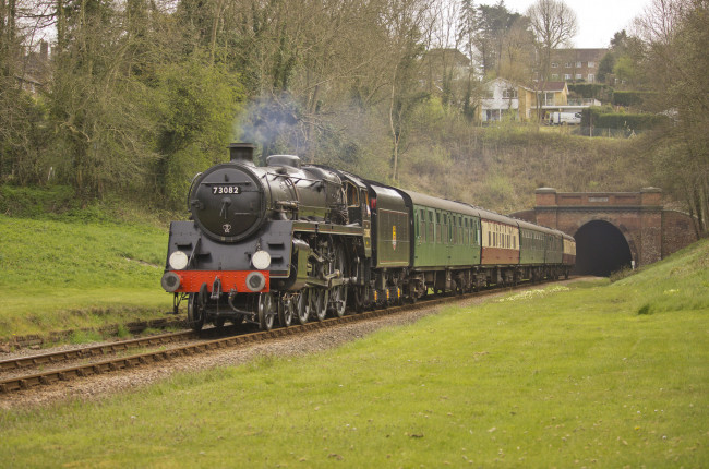 Обои картинки фото техника, паровозы, рельсы, паровоз