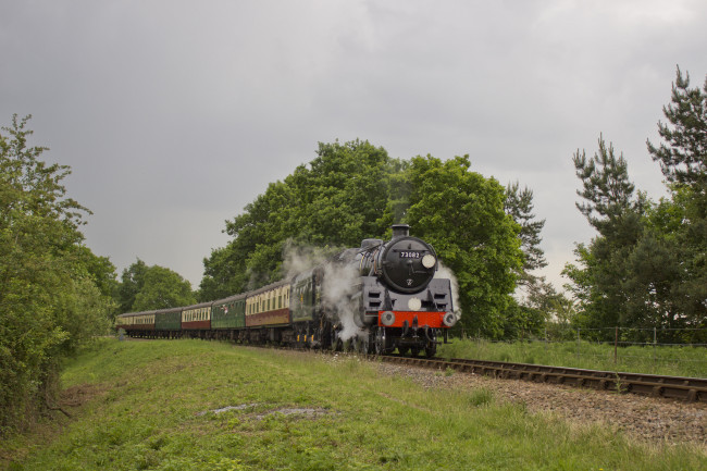 Обои картинки фото техника, паровозы, паровоз, рельсы