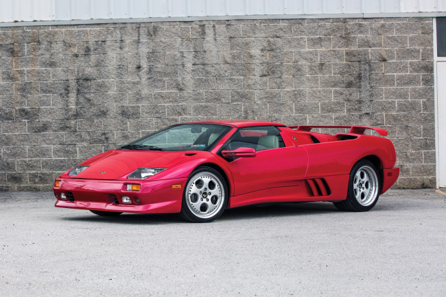 Обои картинки фото автомобили, lamborghini, roadster, us-spec, diablo, vt