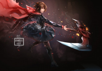 Картинка аниме rwby remnant webserie blade anime sickle girl brunette