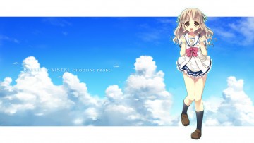 Картинка аниме ryuusei+kiseki+-shooting+probe фон взгляд девушка