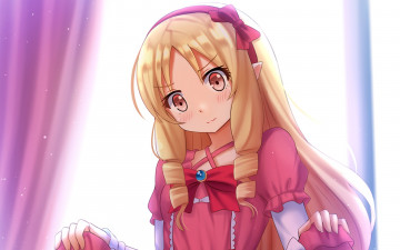 Картинка аниме eromanga-sensei фон взгляд девушка