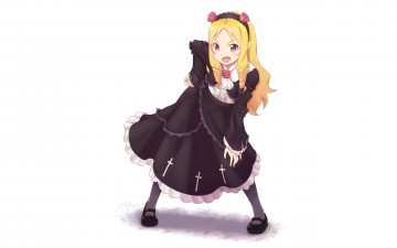 Картинка аниме eromanga-sensei фон взгляд девушка