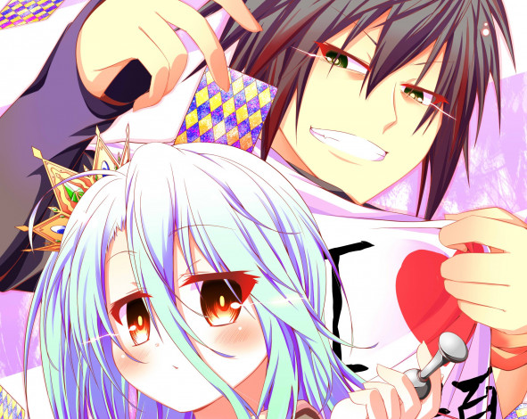 Обои картинки фото аниме, no game no life, нет, игры, жизни