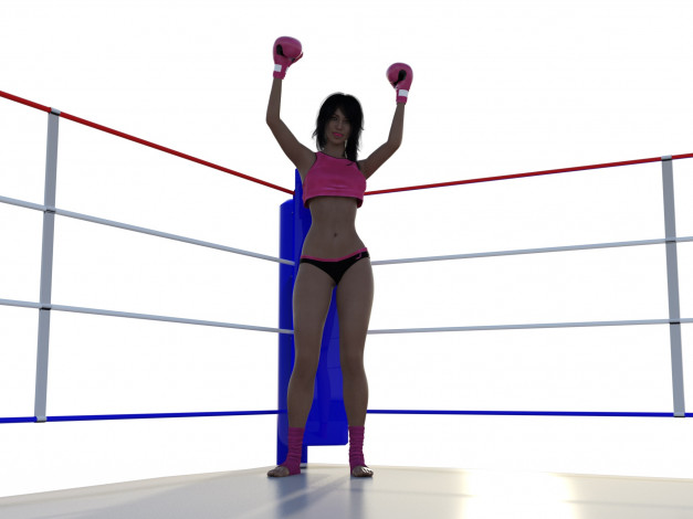 Обои картинки фото 3д графика, спорт , sport, девушка, взгляд, фон