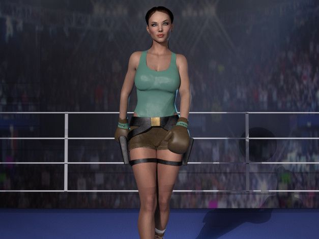 Обои картинки фото 3д графика, спорт , sport, фон, взгляд, девушка