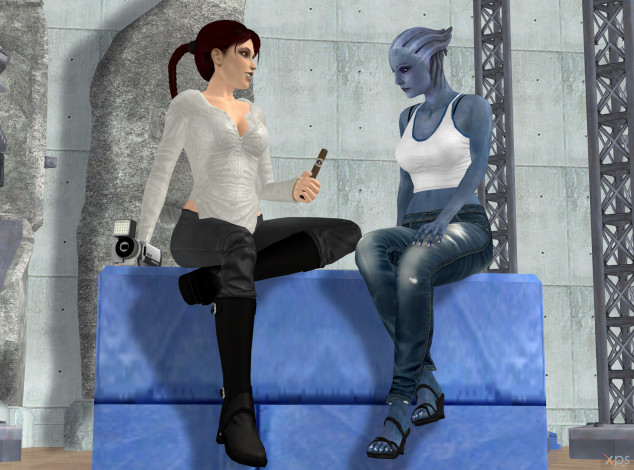 Обои картинки фото 3д графика, фантазия , fantasy, девушки, халк, фон, взгляд