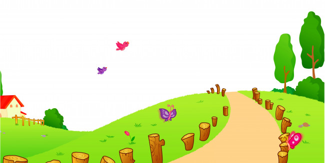 Обои картинки фото векторная графика, природа , nature, луг, цветы