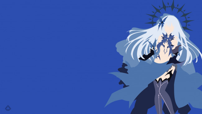 Обои картинки фото аниме, date a live, фон, взгляд, девушка