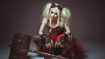 Картинка девушки -+креатив +косплей девушка косплей темный фон поза yuriko tiger