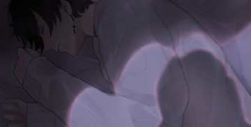 Картинка аниме unknown +другое+ сон серьга свитер