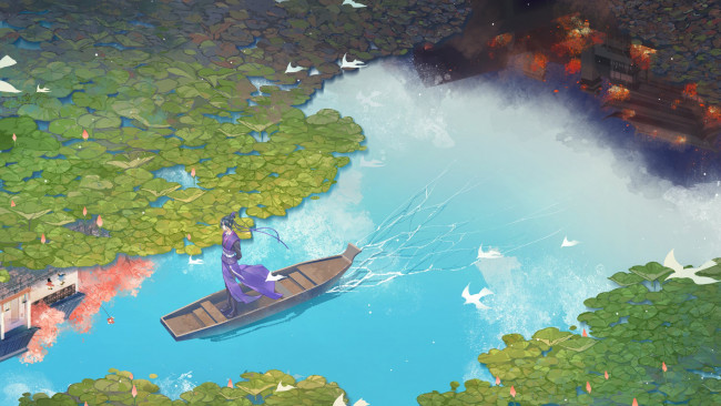 Обои картинки фото аниме, mo dao zu shi, the, untamed, неукротимый, повелитель, чэньцин, мосян, тунсю, mo, dao, zu, shi, магистр, дьявольского, культа