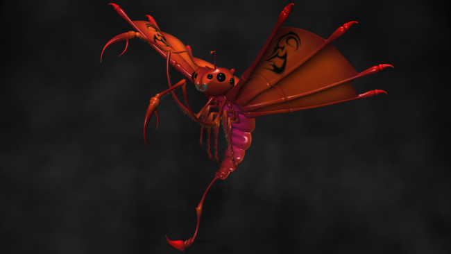 Обои картинки фото 3д графика, животные , animals, насекомое