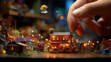 Картинка рисованное -+другое нейросети графика нейроарт ai art нейронные сети рисунки нейро искусство микромир