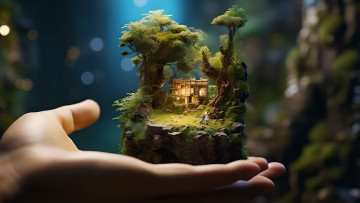 Картинка рисованное -+другое нейросети графика нейроарт ai art нейронные сети рисунки нейро искусство микромир