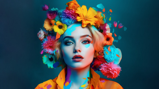 Обои картинки фото рисованное, люди, красивая, девушка