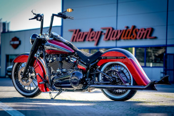 Картинка харлей мотоциклы harley-davidson мотоцикл байк thunderbike customs
