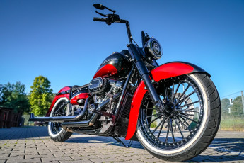 Картинка харлей мотоциклы harley-davidson мотоцикл байк thunderbike customs