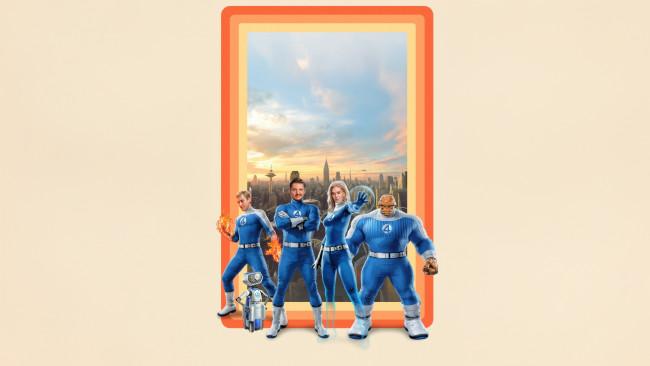 Обои картинки фото кино фильмы, the fantastic four,  first steps, the, fantastic, four, first, steps
