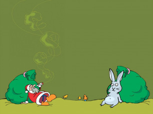 обоя праздничные, векторная, графика, новый, год