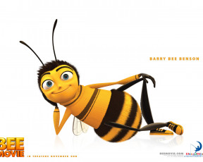 обоя мультфильмы, bee, movie