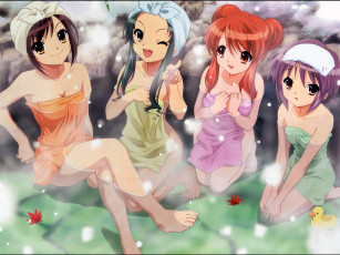 Картинка аниме the melancholy of haruhi suzumiya