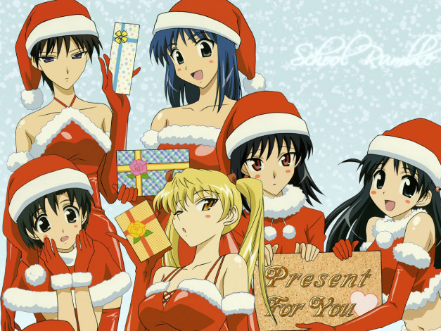 Обои картинки фото аниме, school, rumble