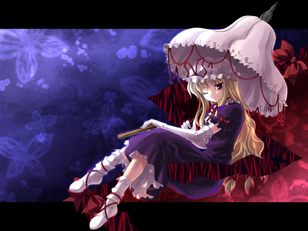 Обои картинки фото аниме, touhou
