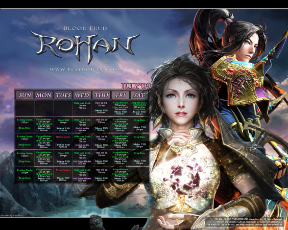 Обои картинки фото видео, игры, rohan, blood, feud