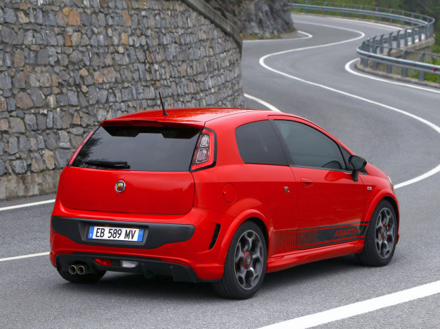 Обои картинки фото abarth, punto, evo, 2010, автомобили, fiat