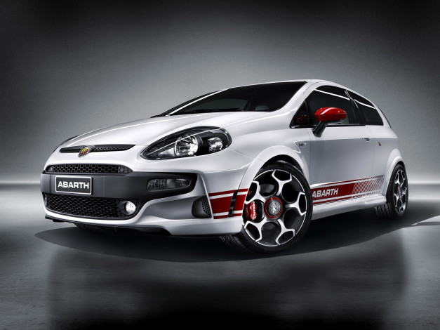 Обои картинки фото abarth, punto, evo, 2010, автомобили, fiat