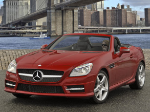Картинка mercedes benz slk350 amg sports package us spec автомобили