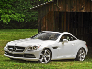 Картинка mercedes benz slk350 us spec автомобили