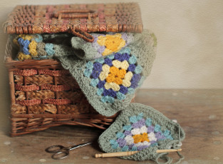 Картинка разное ремесла поделки рукоделие ножницы вязание крючок корзинка