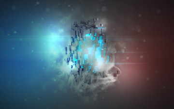 Картинка 3д графика abstract абстракции свет абстракция