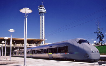 Картинка техника поезда вокзал скоростной поезд вышка