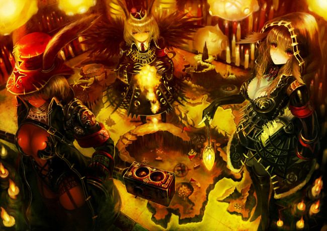 Обои картинки фото аниме, pixiv, fantasia