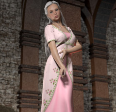 Картинка 3д+графика люди+ people взгляд девушка