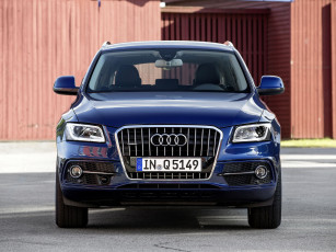 Картинка автомобили audi 2-0 q5 синий 8r s-line tdi quattro