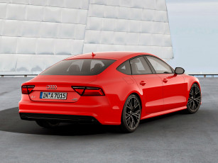 обоя автомобили, audi, красный, 2014г, competition, tdi, 3-0, sportback, a7