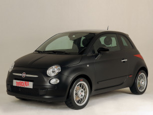 Картинка автомобили fiat темный diabolika studiotorino 500