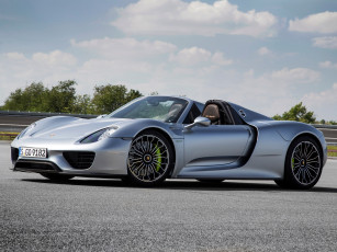 Картинка автомобили porsche spyder 918 2014г