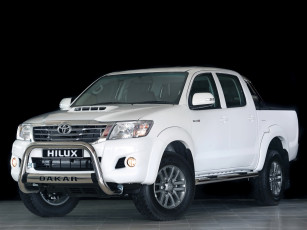 Картинка автомобили toyota cab double dakar hilux светлый 2014г
