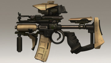 Картинка оружие 3d автомат