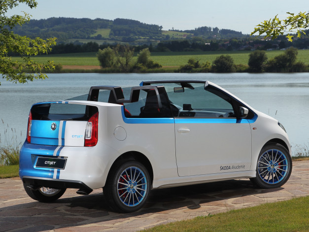 Обои картинки фото автомобили, skoda, 2014г, citijet