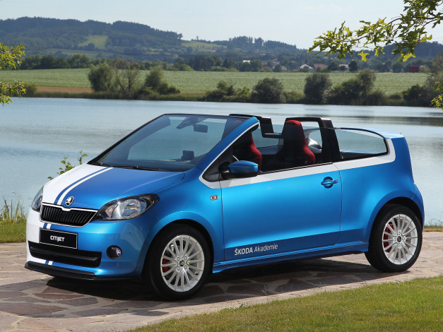 Обои картинки фото автомобили, skoda, 2014г, citijet