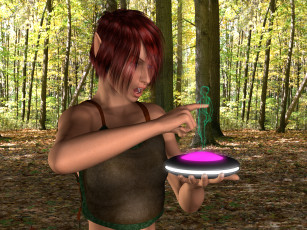 Картинка 3д+графика эльфы+ elves эльфийка взгляд фон