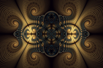 Картинка 3д+графика фракталы+ fractal цвета фон узор