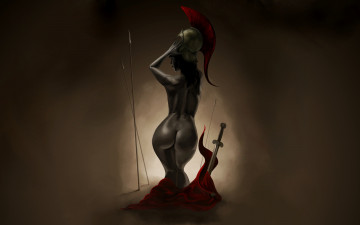 Картинка фэнтези девушки девушка амазонка